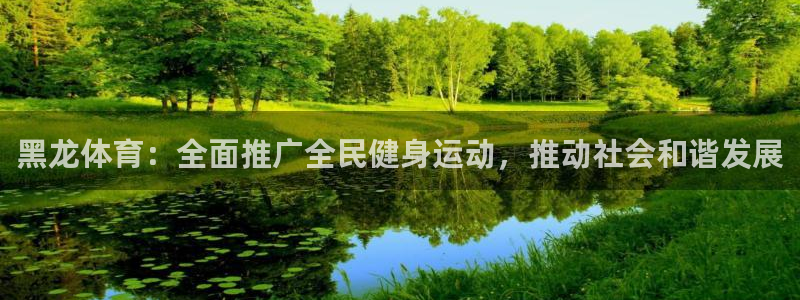 黑龙体育：全面推广全民健身运动，推动社会和谐发展
